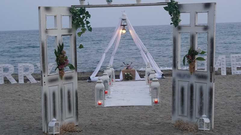 Didim'de Evlilik Teklifi Organizasyonu